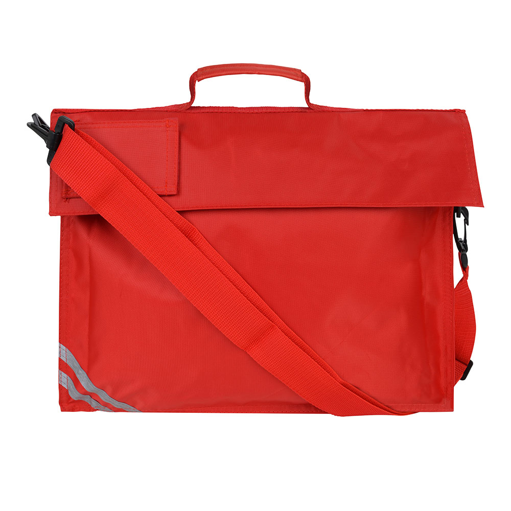 Red book bag with strap hotsell