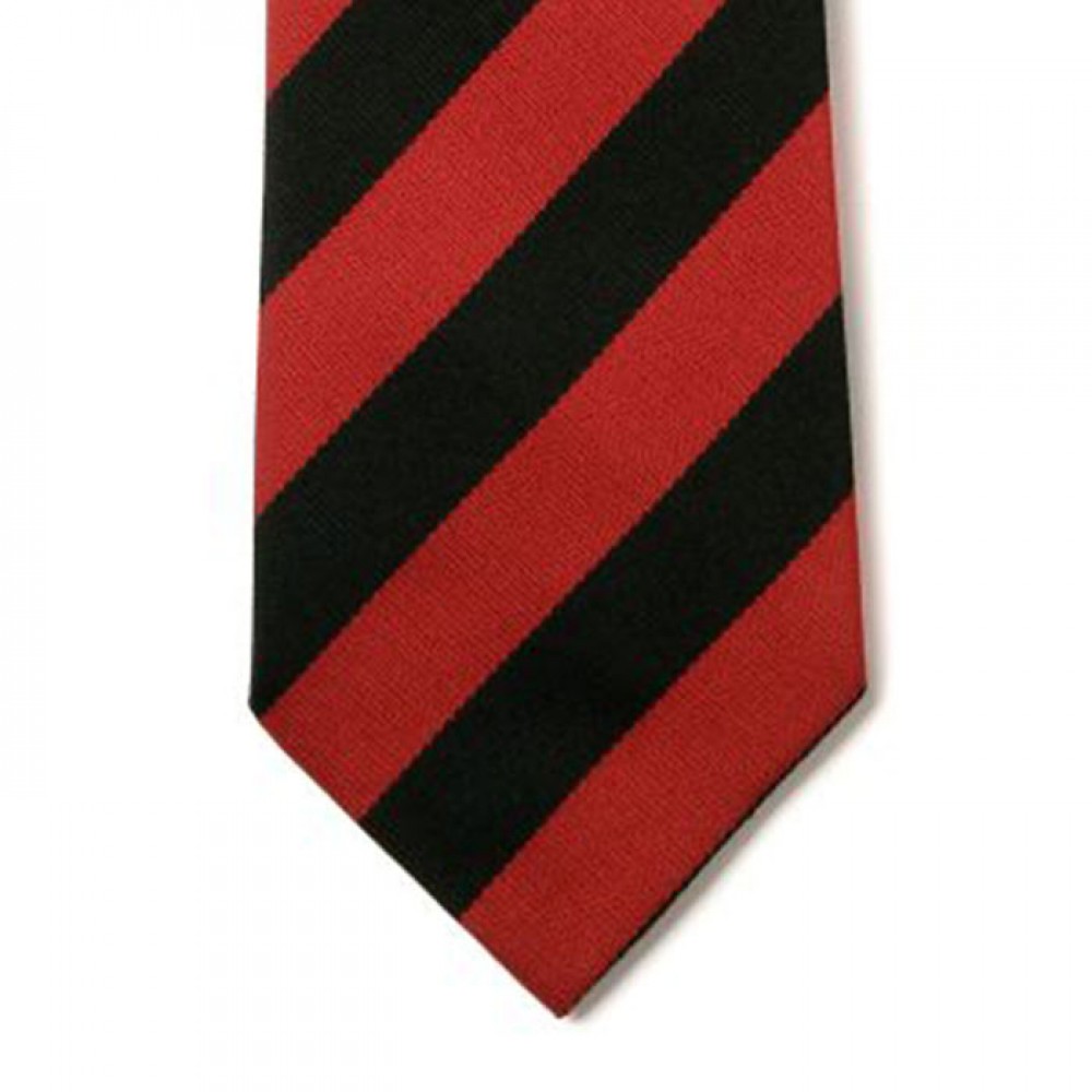 Striped Ties - Black & Red