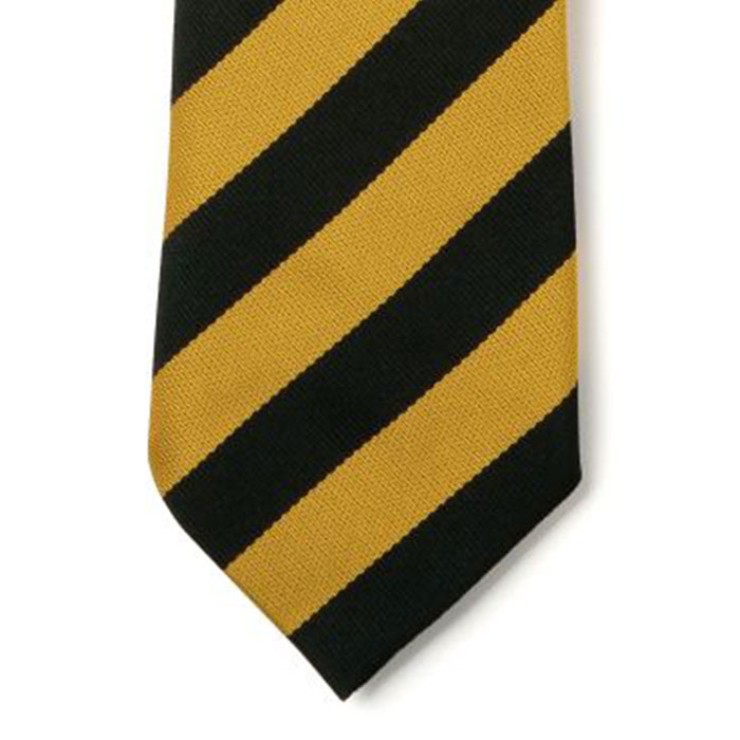 Striped Ties - Black & Gold