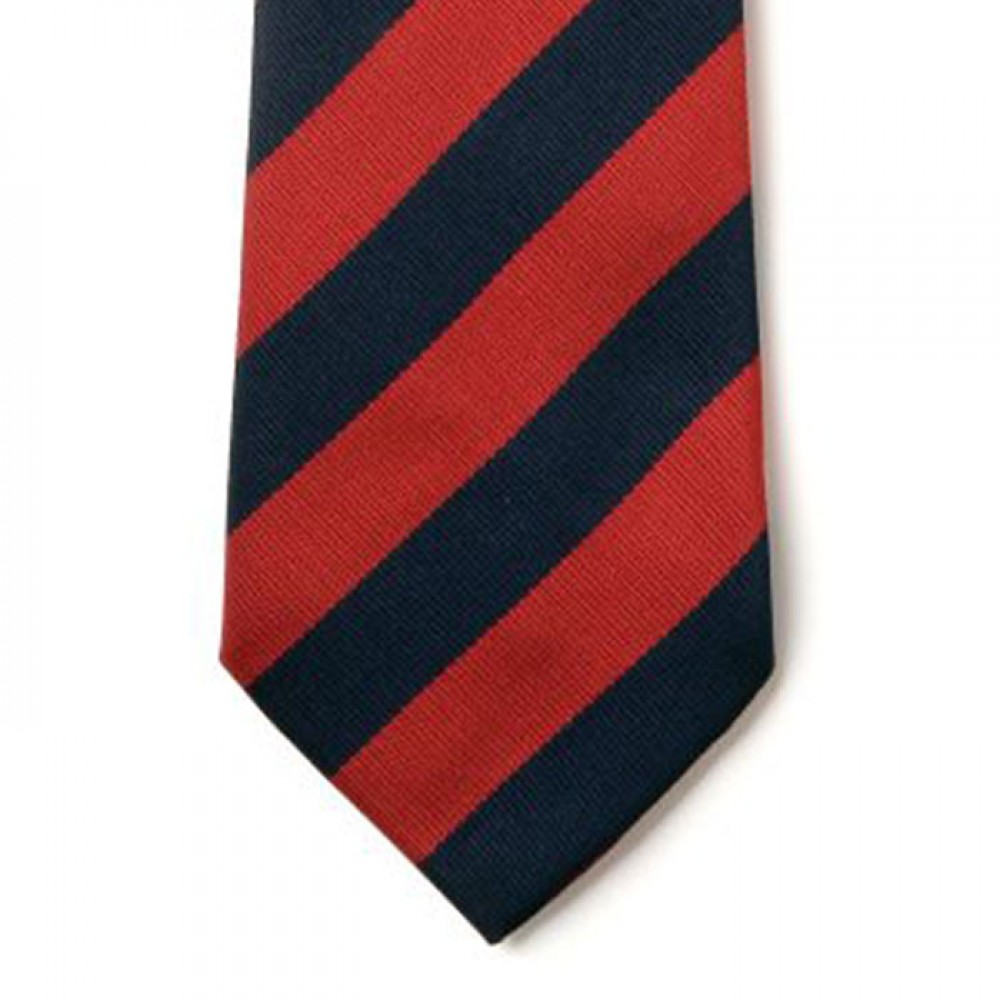 Striped Ties - Navy & Red