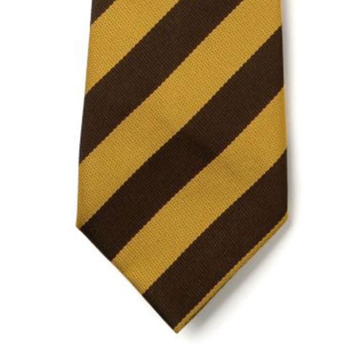 Striped Ties - Brown & Gold