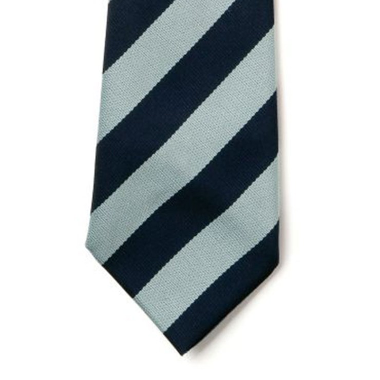 Striped Ties - Navy & Sky