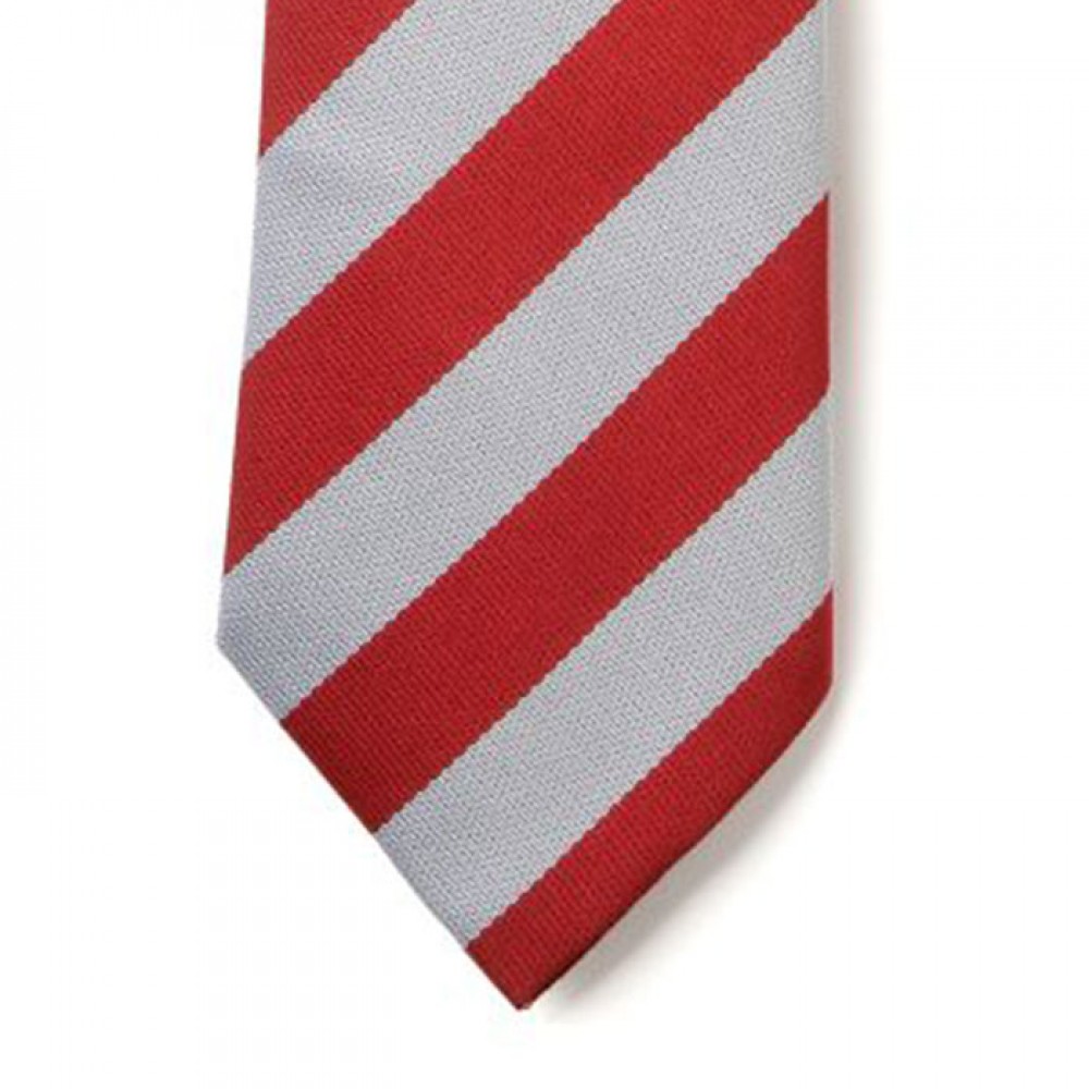 Striped Ties - Red & White