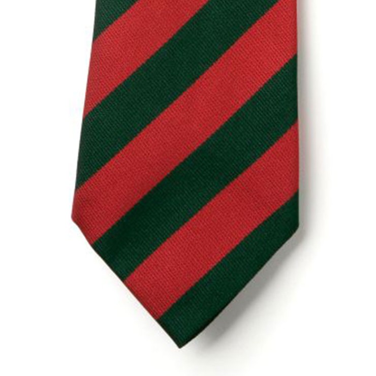 Striped Ties - Red & Green