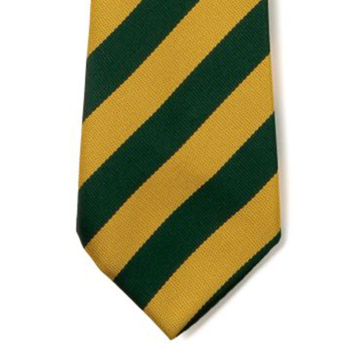 Striped Ties - Green & Gold