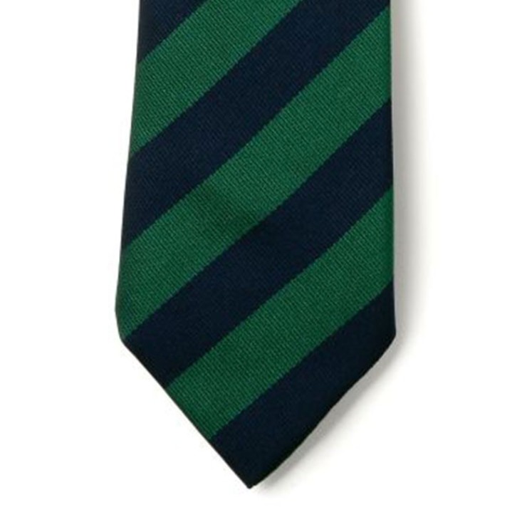 Striped Ties - Navy & Emerald
