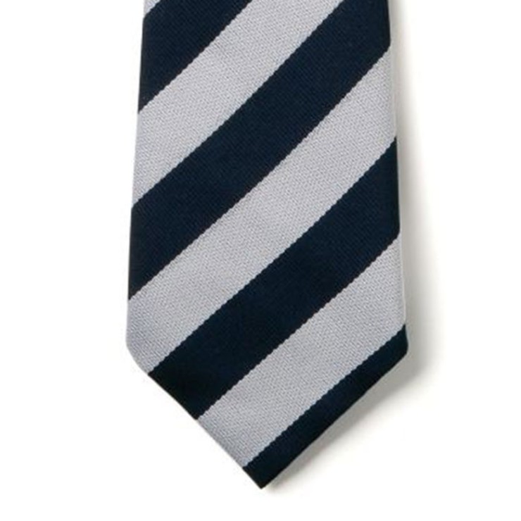 Striped Ties - Navy & White