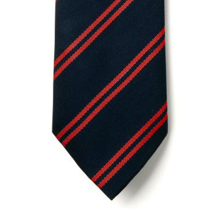 Striped Ties - Navy & Red