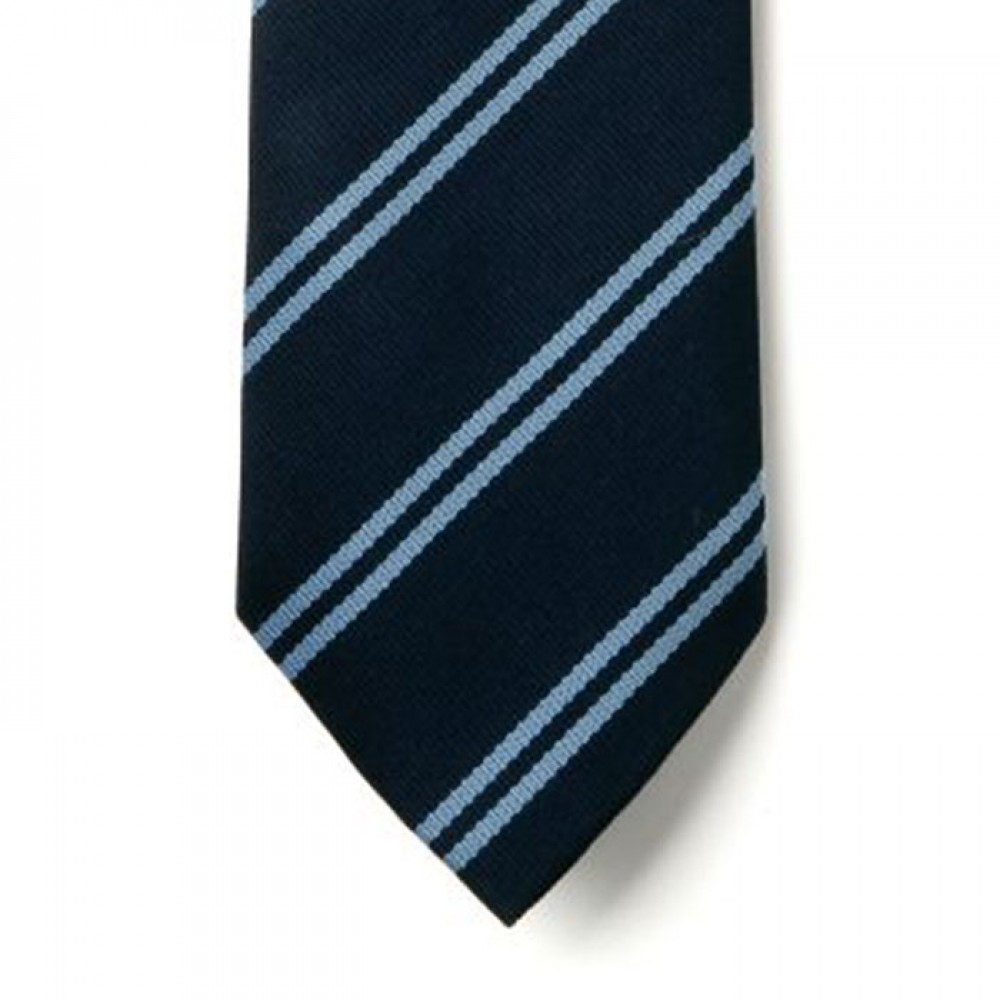 Striped Ties - Navy & Light Blue