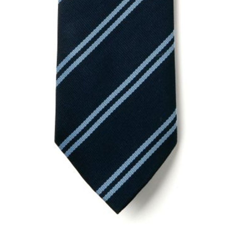 Striped Ties - Navy & Light Blue