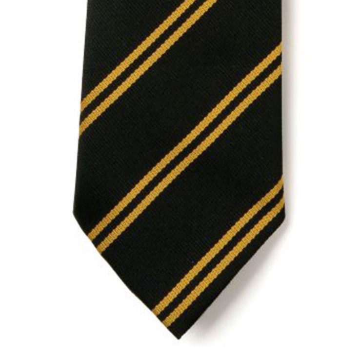 Striped Ties - Black & Gold