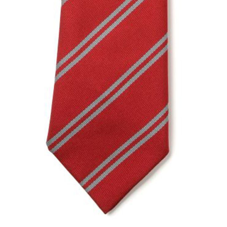 Striped Ties - Red & Grey