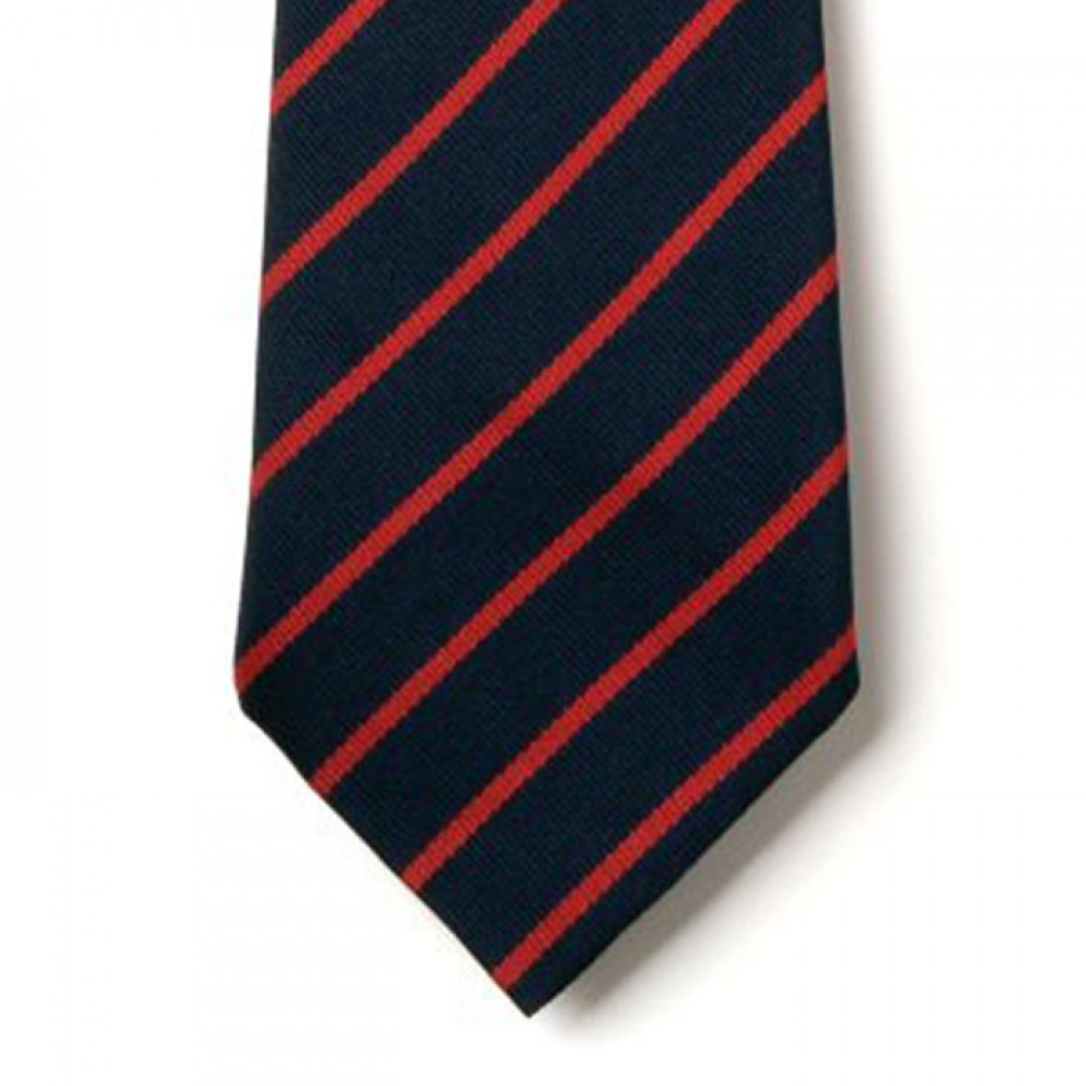 Striped Ties - Navy & Red