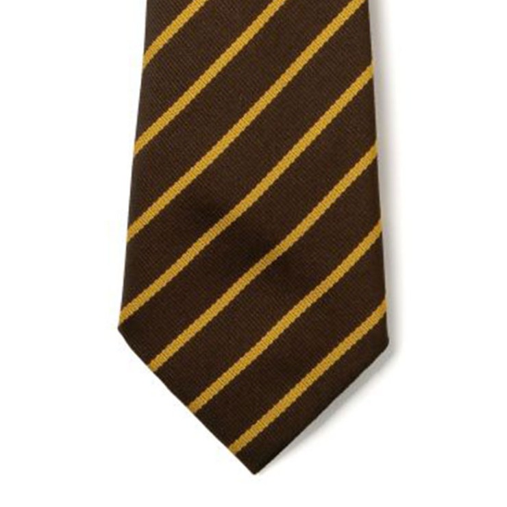 Striped Ties - Brown & Gold