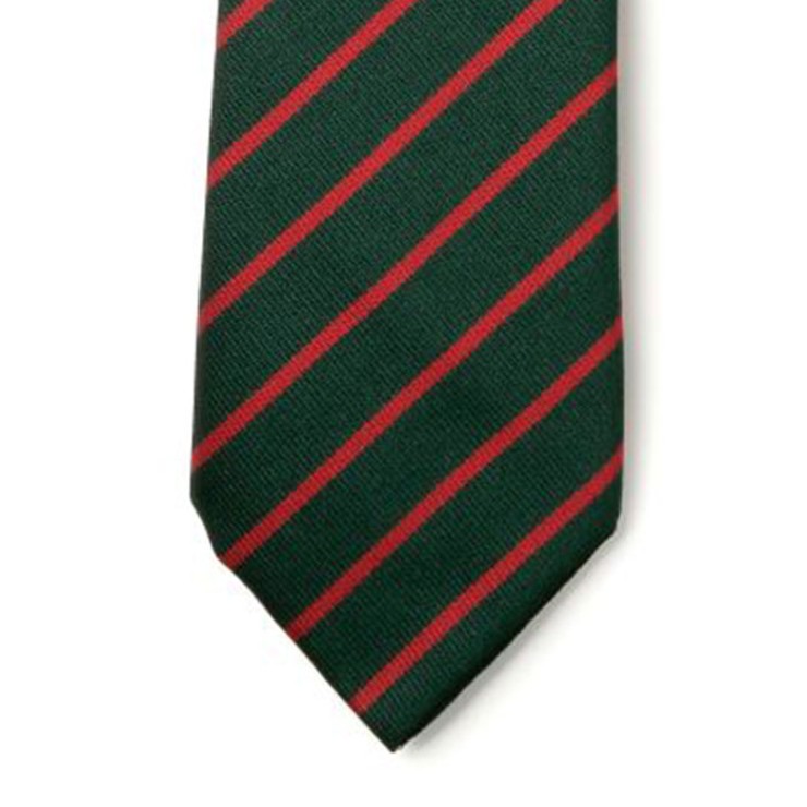 Striped Ties - Green & Red