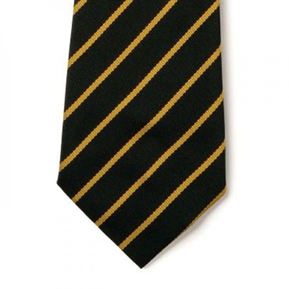 Striped Ties - Navy & Gold