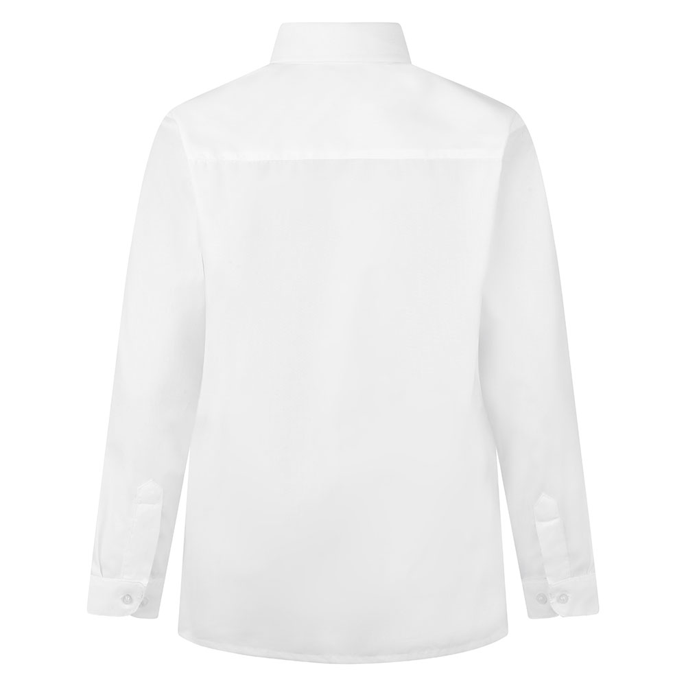 Boys Long Sleeve, Non Iron Eco-Shirt - Twin Pack 