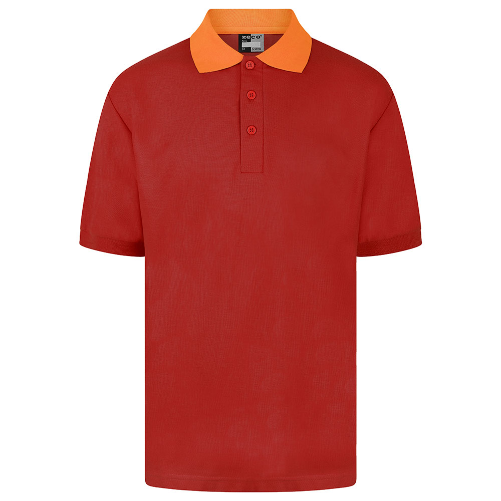 Tipped Polo Shirts (Contrast Collar) (Made To Order)