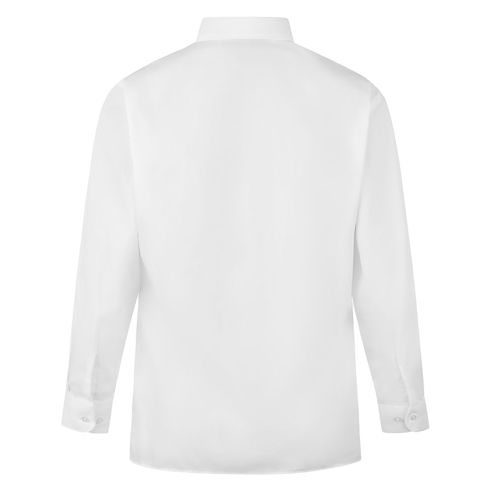 Girls Long Sleeve, Non Iron Eco-Blouse - Twin Pack