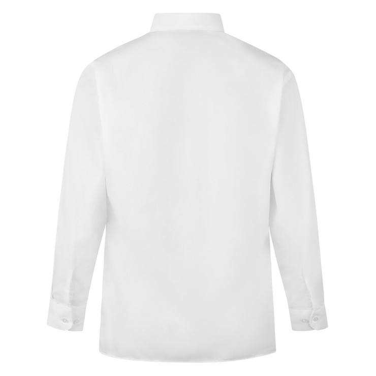 Girls Long Sleeve, Non Iron Eco-Blouse - Twin Pack