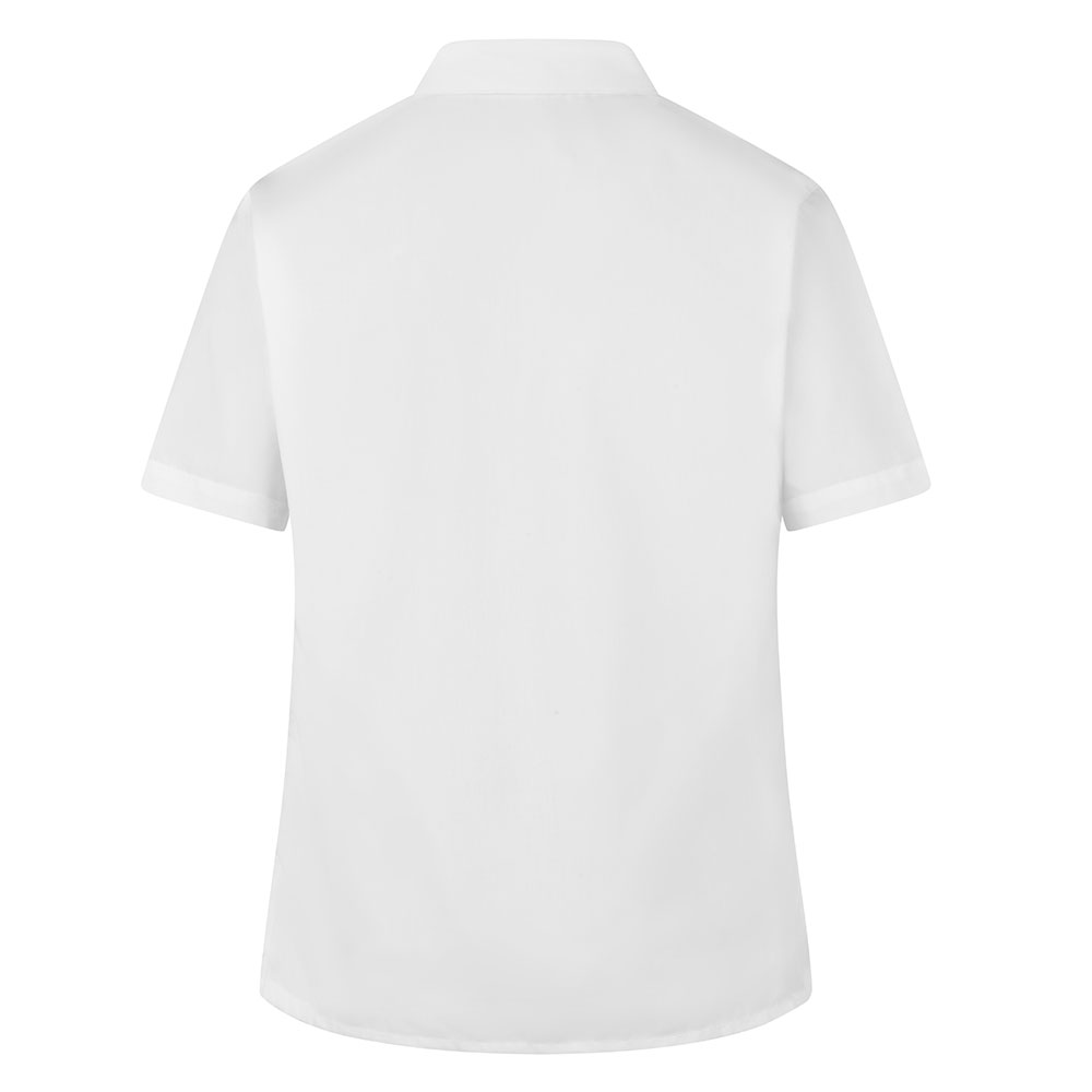 Short Sleeve, Non Iron Revere Collar Eco-Blouse - Twin Pack