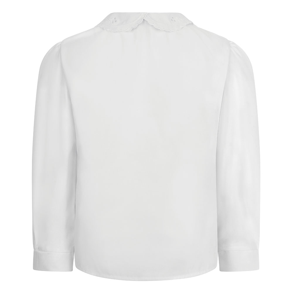 Long Sleeve, Non Iron Lace Collar Eco-Blouse