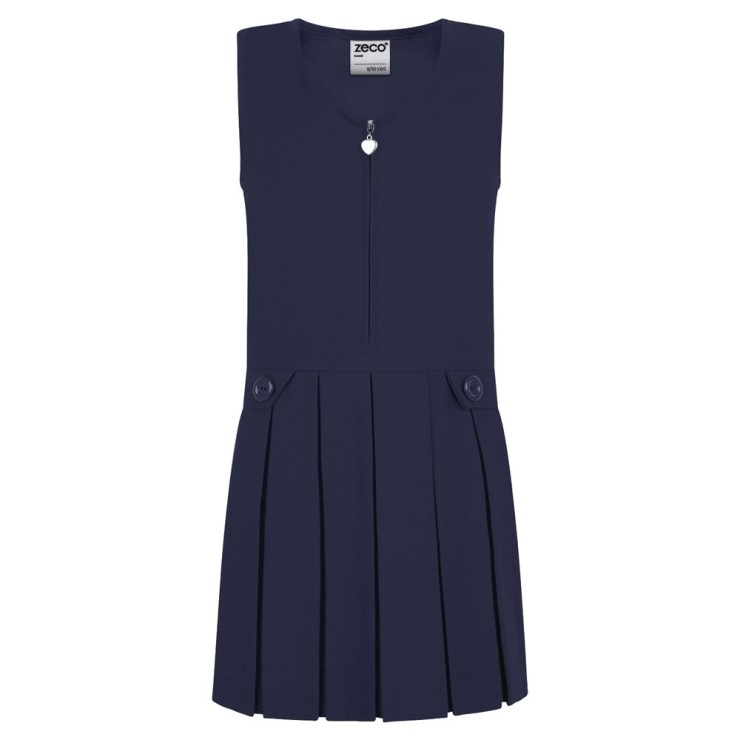 Zip Front Pinafore