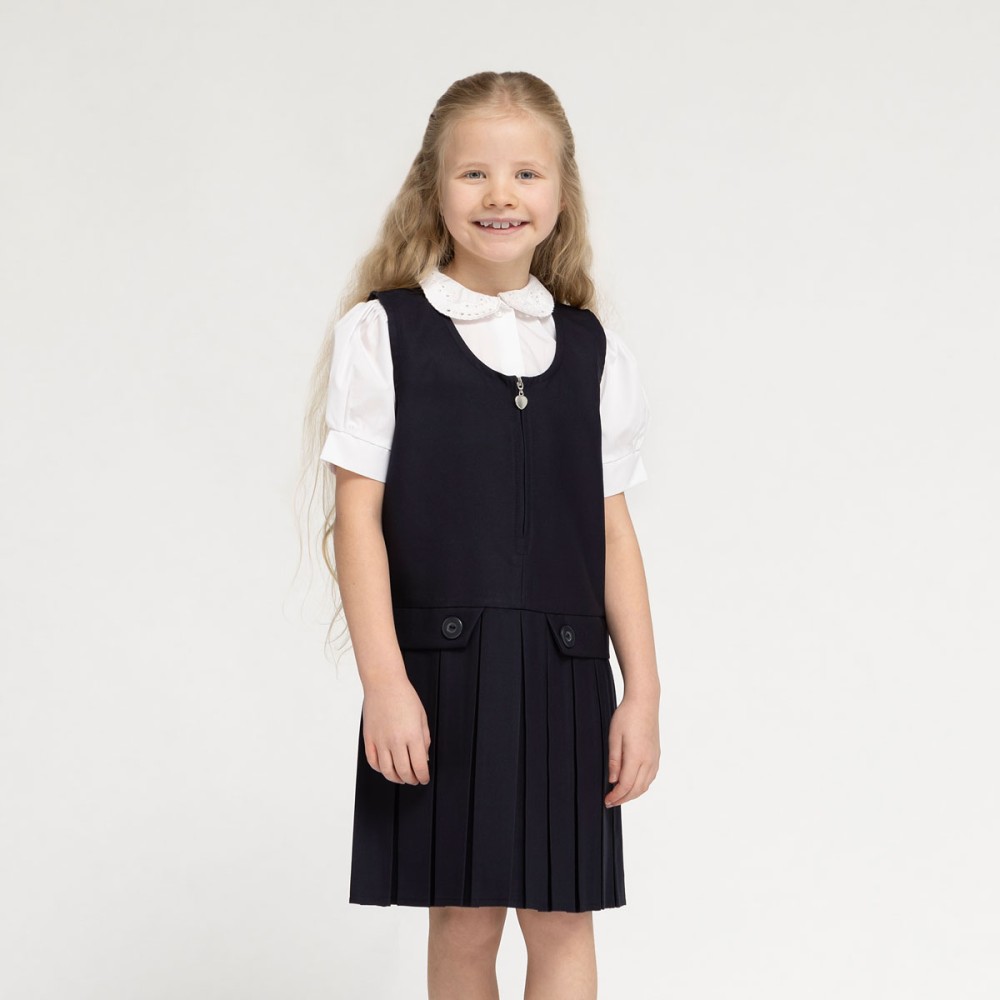 Zip Front Pinafore