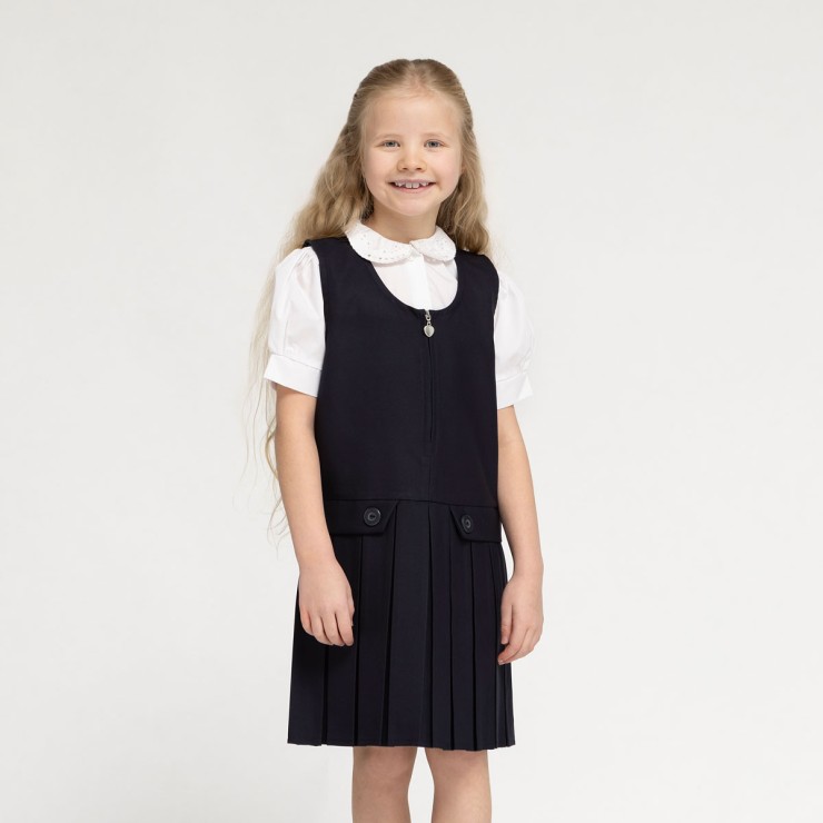 Zip Front Pinafore