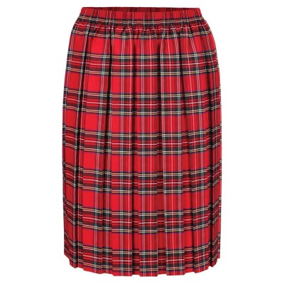 Tartan Box Pleat Skirt (Made To Order)