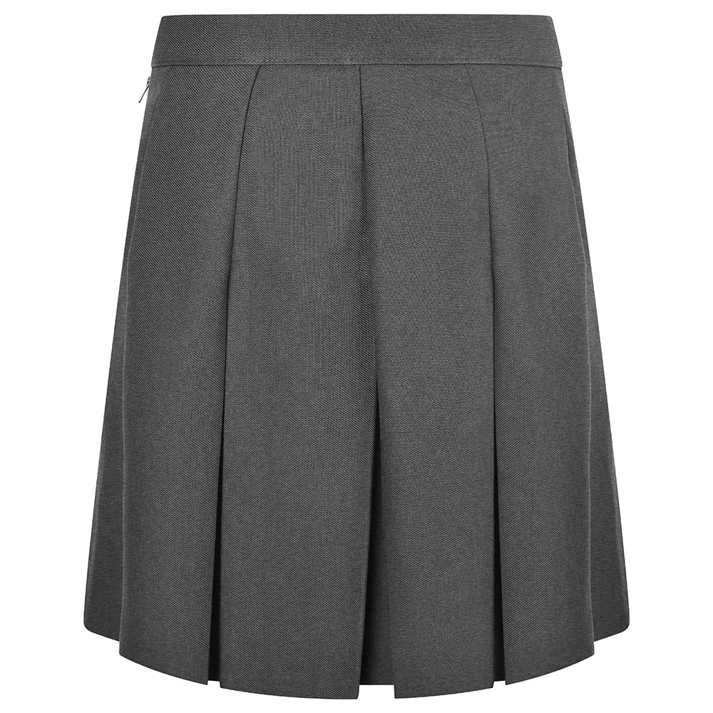 Stitched Down Box Pleat Skirt