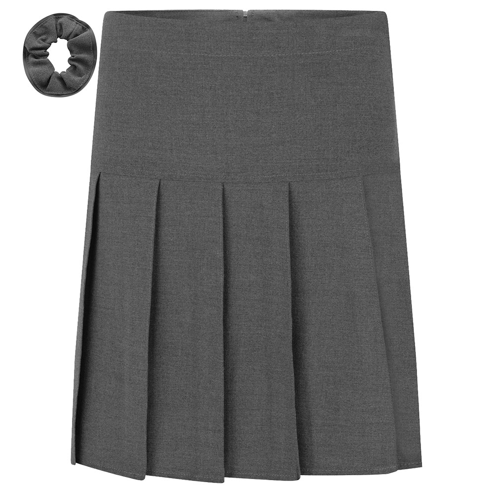 Stretch Pleated Skirt - Regular Length