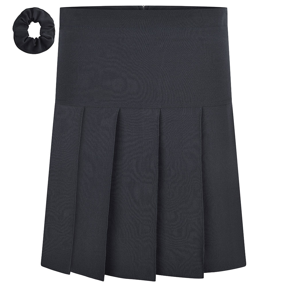 Stretch Pleated Skirt - Long Length