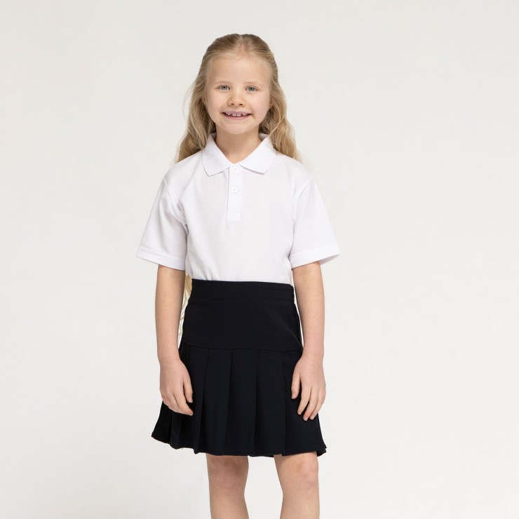 Stretch Pleated Skirt - Regular Length