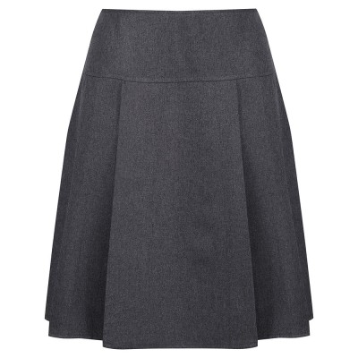 Drop Waist Pleated Skirt