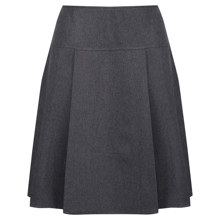 Drop Waist Pleated Skirt