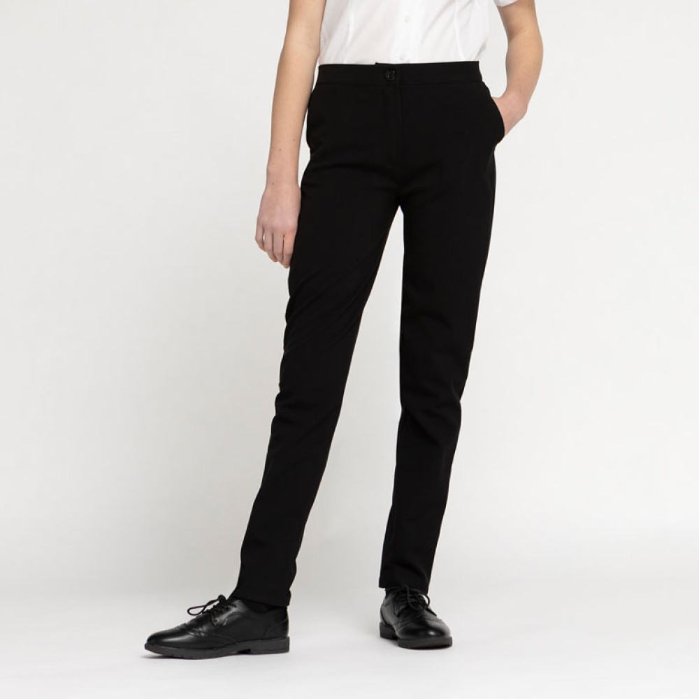 Girls Slim Fit Trouser (Elastic Back)