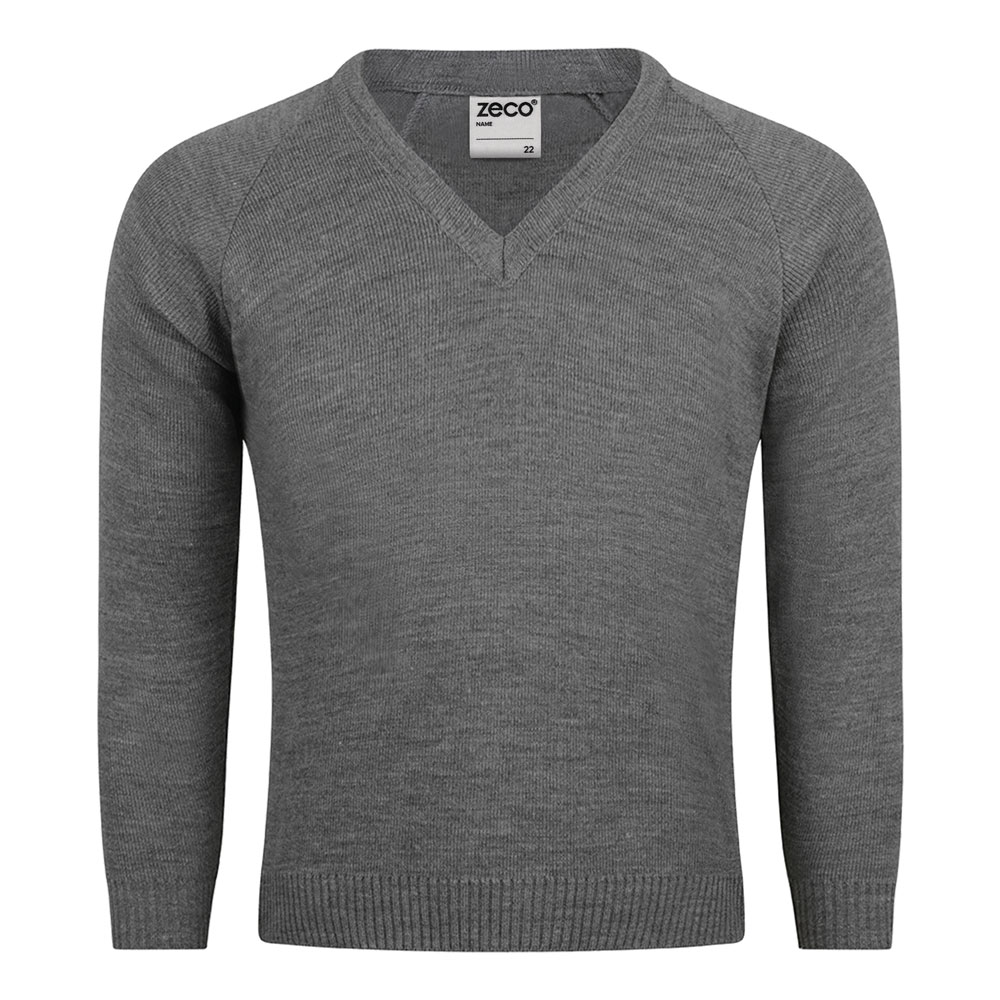 Knitted V-Neck Jumper