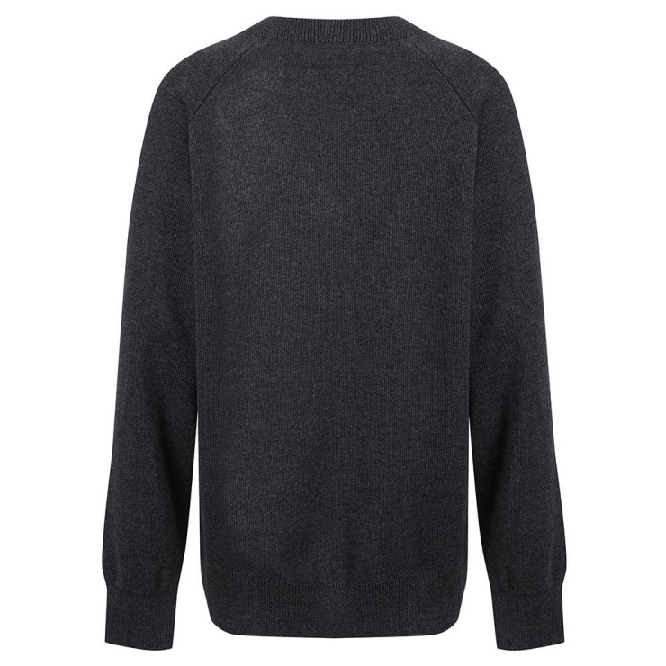 Cotton Mix Knitted V-Neck Jumper