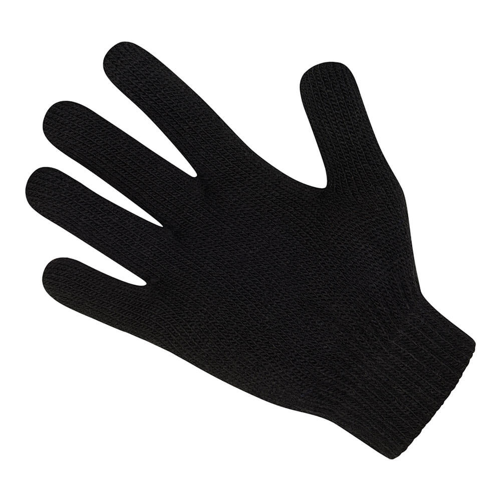Kids Plain Black Magic Gloves 