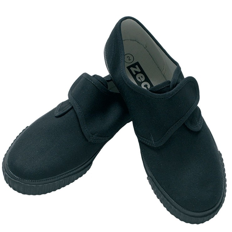 Zeco Supplied By Essential Wear School Girls/Boys/Adults Black Plimsoles Pumps Plimsolls 