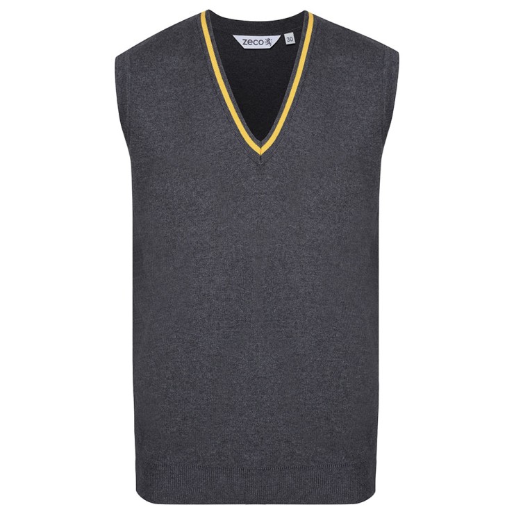 Striped 50/50 Knitted Sleeveless Jumper (MTO)